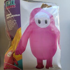 Fall Guys Pink Inflatable Costume Size Youth